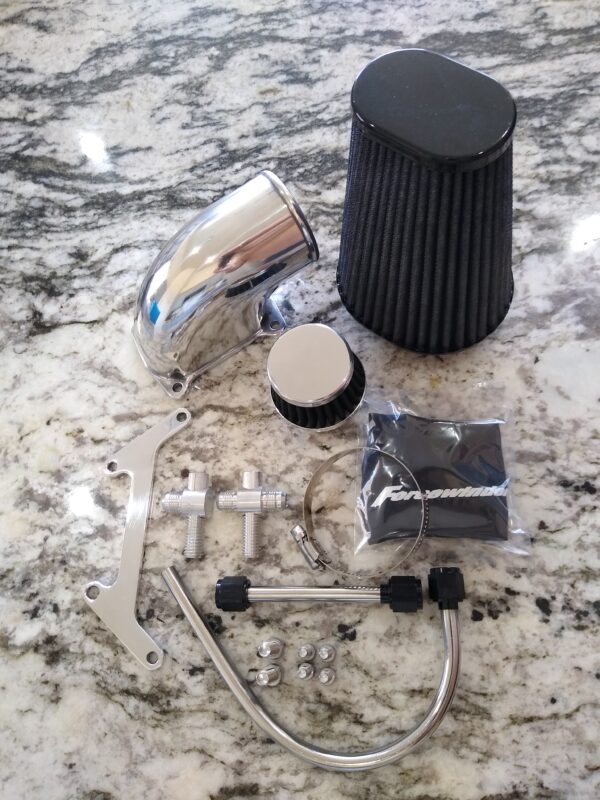 Harley Road King with Magneti Marelli Fuel Injection air intake by ForceWinder